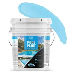 Pool Paint 5 Gal 3151 Ocean Blue Semi Gloss Acrylic Exterior Paint Dyco Delivers - Picture 1 of 8