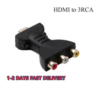 Adaptateur composite HDMI mâle à 3 RCA femelle AV vidéo Convertisseur pour TV