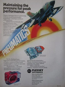 5/1982 PUB PLESSEY AEROSPACE PNEUMATICS TORNADO PRESSURE RATIO TRANSDUCER AD - Picture 1 of 1