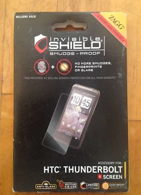 Невидимый экран/протектор экрана ZAGG для экрана HTC Thunderbolt - Изображение 1 из 4