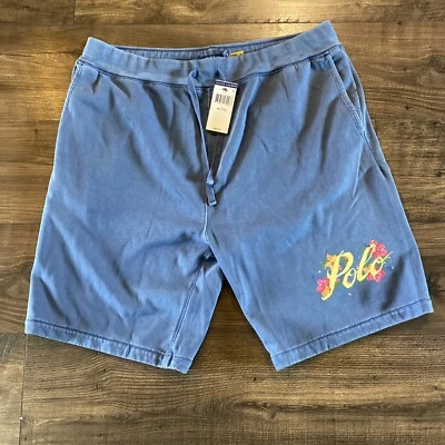 Pantalones Cortos Deportivos Polo Ralph Lauren Floral Script Surf Polar Nuevos con Etiquetas Para Hombre XXL Foto 1 de 4