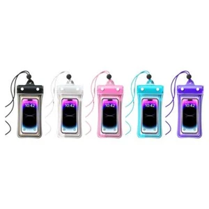 Funda impermeable para teléfono bajo el agua bolsa seca universal móvil buceo AUN - Imagen 1 de 23