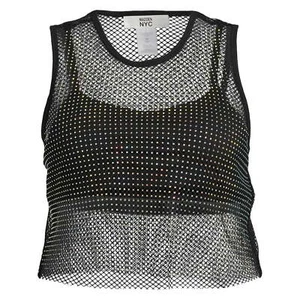 Madden NYC Tank Top Juniors Girl's Size 2X Black Polyester Pullover Cropped - Picture 1 of 5