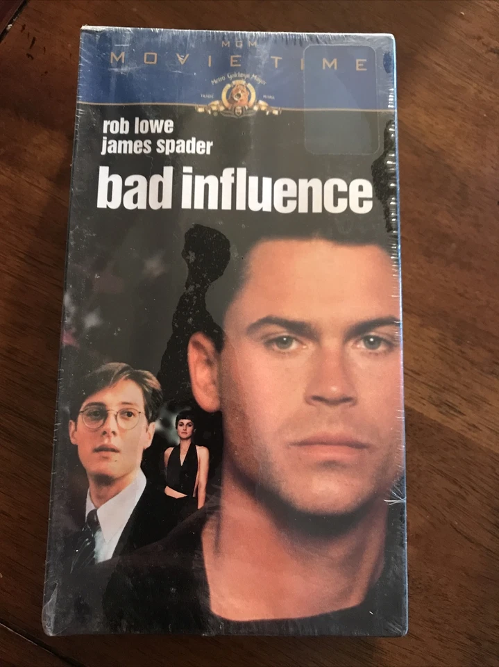 SEALED BAD INFLUENCE VHS - NEW -ROB LOWE, JAMES SPADER - Image 1 of 1