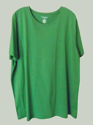 GRAN CAMISETA NOROESTE PRIMAVERA VERDE MEZCLA ALGODÓN, NUEVA CON ETIQUETAS, BUSTO APROXIMADAMENTE 49 1/2", TALLA 3X Foto 1 de 2