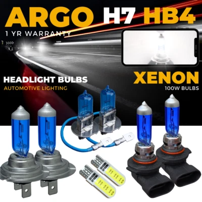 Fits Bmw 3 Series E90 Headlight Xenon White Hid 100w Led Fog Side Light Bulbs - Image 1 of 4