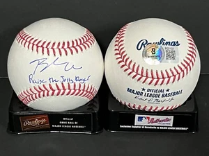 Bubba Chandler Pirates Auto Signed Baseball Beckett Holo Raise the Jolly Roger . - Picture 1 of 1
