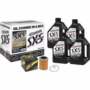 Maxima 5W-40 Synthetic Oil Change Kit Box for 17-23 Can-Am Maverick X3 - Picture 1 of 1