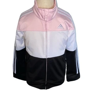 Adidas Girl’s Size 6 Multi-color Track Jacket - Picture 1 of 5