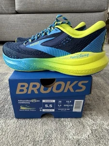 2025 Run Disney Brooks Adrenaline GTS 24 Mickey Mouse Blue Shoes Womens 5.5 - Picture 1 of 7