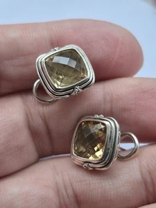 scott kay ohrringe sterlingsilber Smokey Topz - Bild 1 von 7