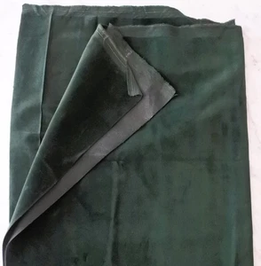 Jägergrün Samt Polsterstoff 1 1/4 Yards - Bild 1 von 1