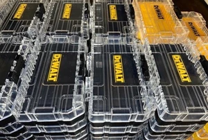 5  Black DEWALT Heavy Duty Industrail STORAGE BOX - Picture 1 of 1