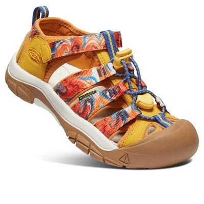 Sz 8 Little Kid  KEEN Unisex-Child Newport H2 Closed Toe Water Sandals, Orange.. - Image 1 of 4