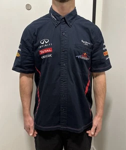 Pepe Jeans Red Bull Mens Shirt Formula One F1 Infiniti size M - Picture 1 of 12