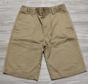 Lands End Shorts Boys Size 16 Khaki Beige Active School Uniform Bottoms Kids EUC - Picture 1 of 23