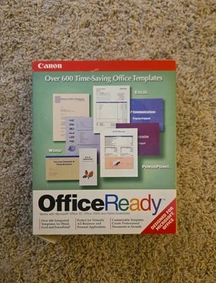 Canon OfficeReady 2 PC CD templates MS Word Excel PowerPoint BRAND NEW SEALED - Image 1 of 4