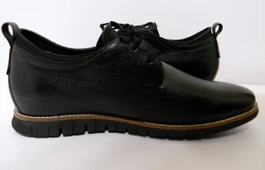 Hush Puppies Herren Colby Oxford schwarz Leder Schuhe Größe 12 - Bild 1 von 6
