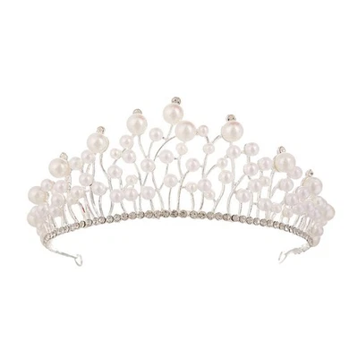 1 decorativa per bambini, da regina, decorazione per torta da forno (argento) - Immagine 1 di 4