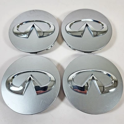 👀 2011-2017 Infiniti QX56 / QX80 # 73727 20" Wheel Center Caps 403421LB4A SET ✅ - Image 1 of 4