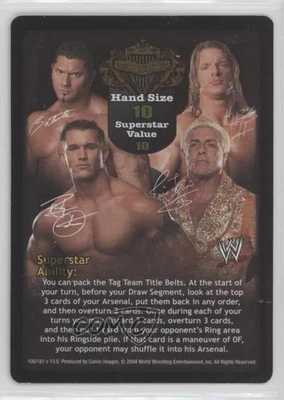 2004 WWE Raw Deal Trading Card Game Batista Triple H Ric Flair Rookie RC - Image 1 of 2