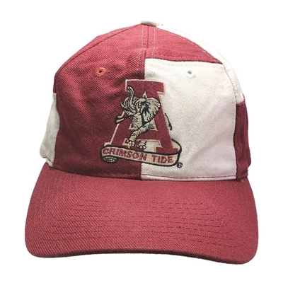 De colección Alabama CRIMSON Tide Roll Tide Snapback Sombrero NCAA REMOLQUE PATCHWORK  Foto 1 de 4