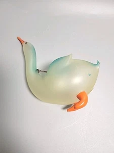 Mid Century De Carlini Italian Blown Glass Goose Gosling Ornament - Picture 1 of 8