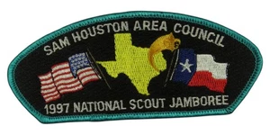 1997 Jamboree Sam Houston Area Council TX JSP TRQ Bdr (VT1812) - Picture 1 of 2