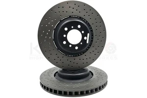 FOR BMW M2 F87 M3 F80 M4 F82 F83 TWO-PIECE FRONT BRAKE DISCS PAIR 380mm - Picture 1 of 7