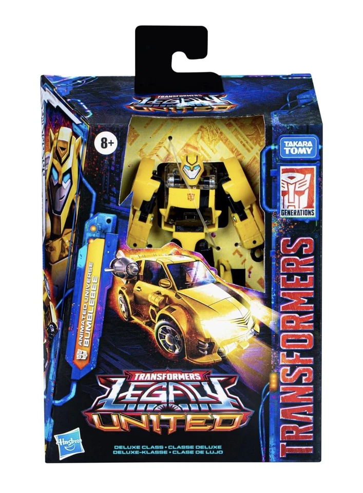 Transformers Gen Legacy United Animated Universe Deluxe Class (BUMBLEBEE) 8+ New - Image 1 of 4