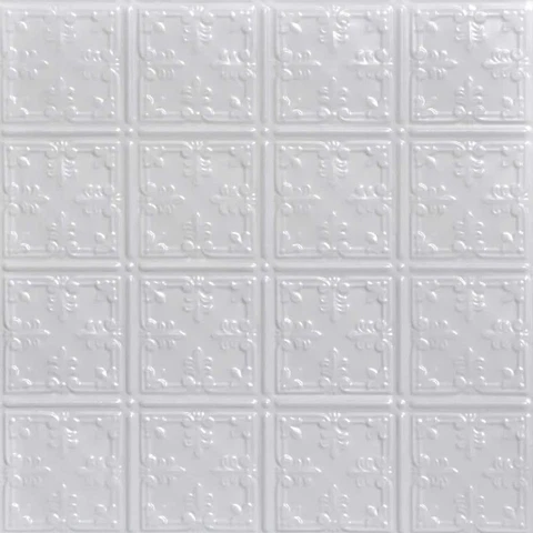FROM PLAIN TO BEAUTIFUL IN HOURS Ceiling Tile 2' x 2' White (48-Sq-Ft Case) Cover