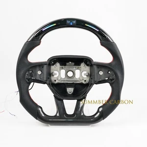 Carbon Fiber LED Steering Wheel Fit Dodge Charger Challenger Durango SRT 2015+ - Imagen 1 de 1
