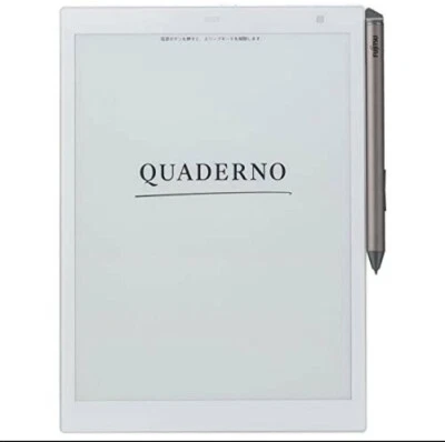 Fujitsu QUADERNO FMV-DPP04 10.3" 16 GB Flexible Electronic Paper A5 Size - White - Image 1 of 4