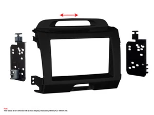 RADIO ESTÉREO FACIA FASCIA PLACA CT23KI34 PARA KIA SPORTAGE CARBÓN DOBLE DIN - Imagen 1 de 1
