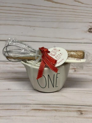 Rae Dun White Measuring Cups With Holiday Spatula & Whisk Set - Image 1 of 3