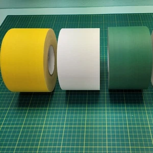 4" GAFFERS CGT-80 STAGE TAPE, 60 YARD, WHITE GREEN YELLOW - FREE SHIPPING!!! - Picture 1 of 26
