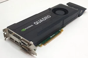 GRAPHICS CARD NVIDIA Quadro K5000 4GB GDDR5 DVI-I DisplayPort High Profile - Picture 1 of 5