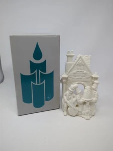 Party Lite Tea Light Candle Porcelain Holder / Christmas Bakers & Musician P7123 - Picture 1 of 6