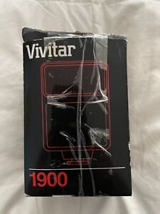 Vivitar 1900 Electronic Flash Adapter With Built In PC Cord