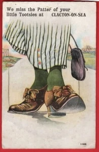 ESSEX. CLACTON. WE MISS THE PATTER OF YOUR TOOTSIES. PULL OUT pu 19421 - Picture 1 of 1