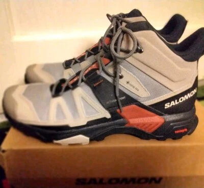 Salomon X Ultra 4 Mid GTX De Colección Caqui Negro Henna Quemada Para Hombres 12 RARO NUEVO Foto 1 de 4