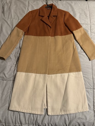 VETEMENTS Cappotto SHEIN Clasi doppiopetto collo con risvolto taglia X Small