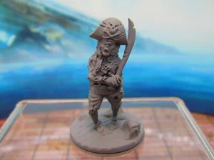 Undead Pirate Captain for Ghost Ship Crew Mini Miniature 3D Printed Model 28/32m - Picture 1 of 6