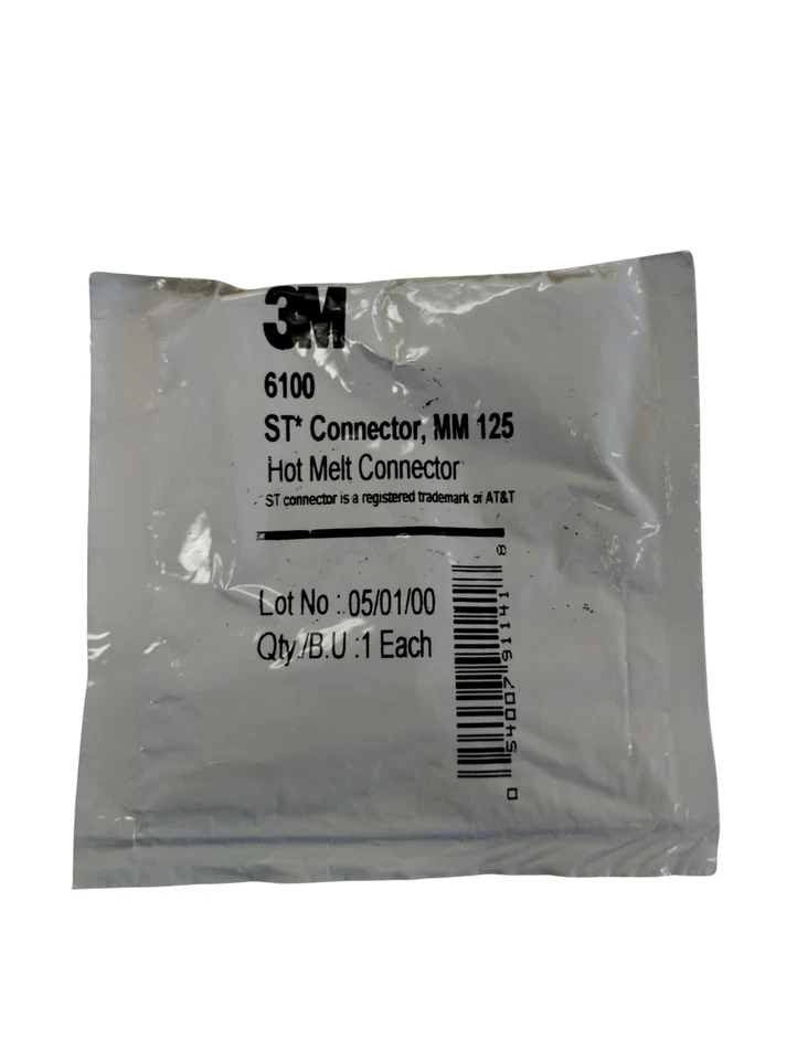 Conector de fusión en caliente mutimodo de fibra 3M 6100 ST MM 125 FIB-8220 Foto 1 de 1