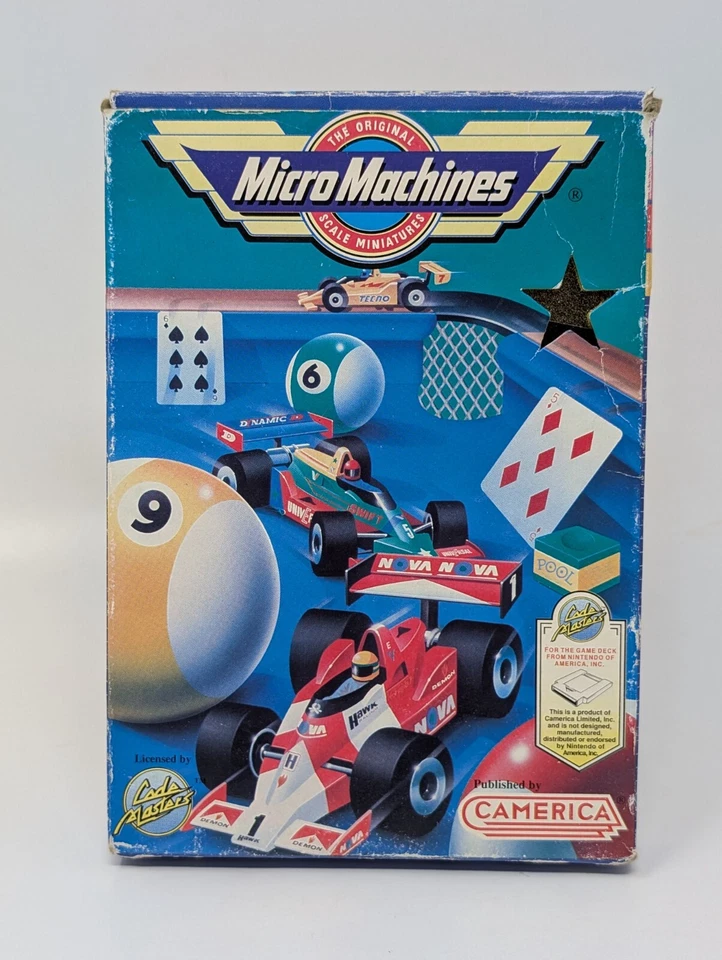 Micro Machines (Nintendo Entertainment System, 1991) - CIB Complete - Image 1 of 4