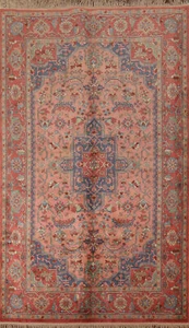 Pink Karastan Living Room Area Rug 6x9 Floral Traditional Living Room Carpet - Picture 1 of 21