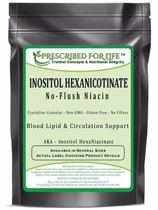 Polvo de inositol hexanicotinato (hexaniacinato) - niacina sin enjuague, 1 kg - Imagen 1 de 1