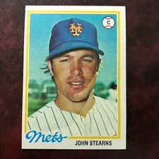 1978 Topps Set JOHN STEARNS #334 NEW YORK METS - NR-MINT *HIGH GRADE*
