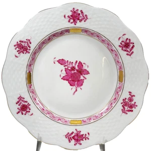 CHINESE BOUQUET RASPBERRY by Herend Dinner Plate 10" NEW NEVER USED made Hungary - Picture 1 of 4