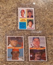 (3) 1984 Donruss Legends card Yastrzemski Bench Fingers Perry 1984 Topps HOF Yaz